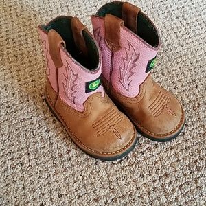 John Deere toddler girls boots size 5M